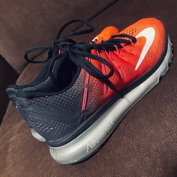 Mint Condition Nike Air Max 2016 OMBRE RED to ORANGE fade silver Mens 7 Wms 8.5 main image 7